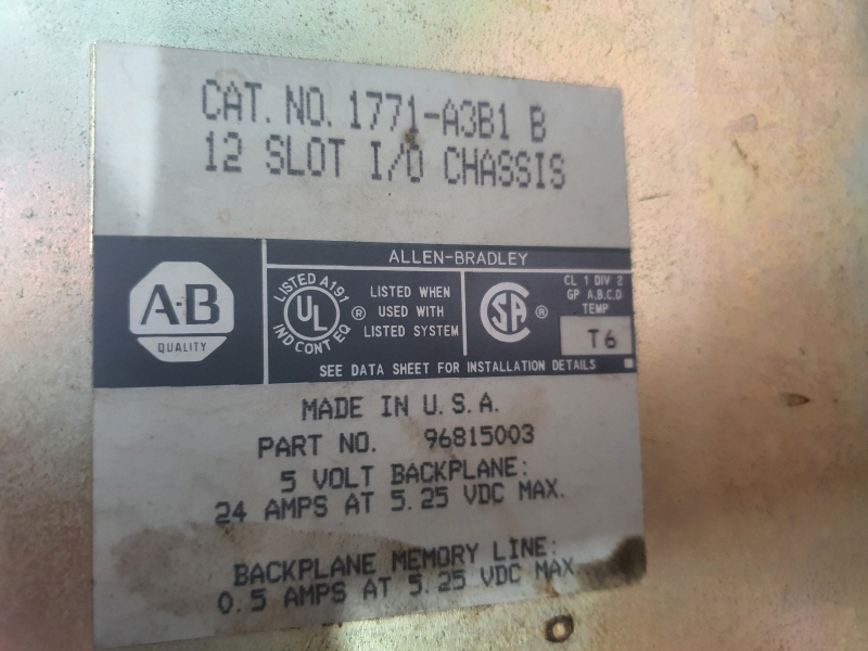 중고B(1771-A3B1B) 12 SLOT