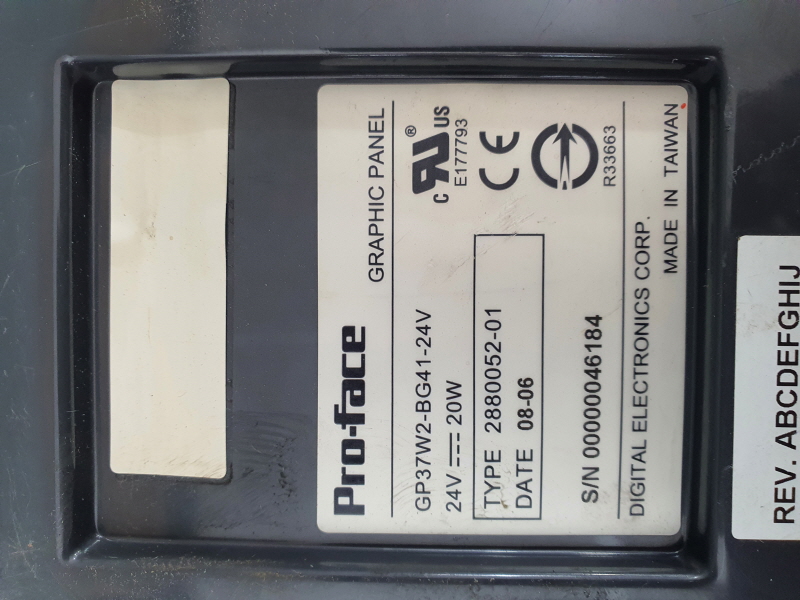 중고B(GP37W2-BG41-24V) PRO-FACE